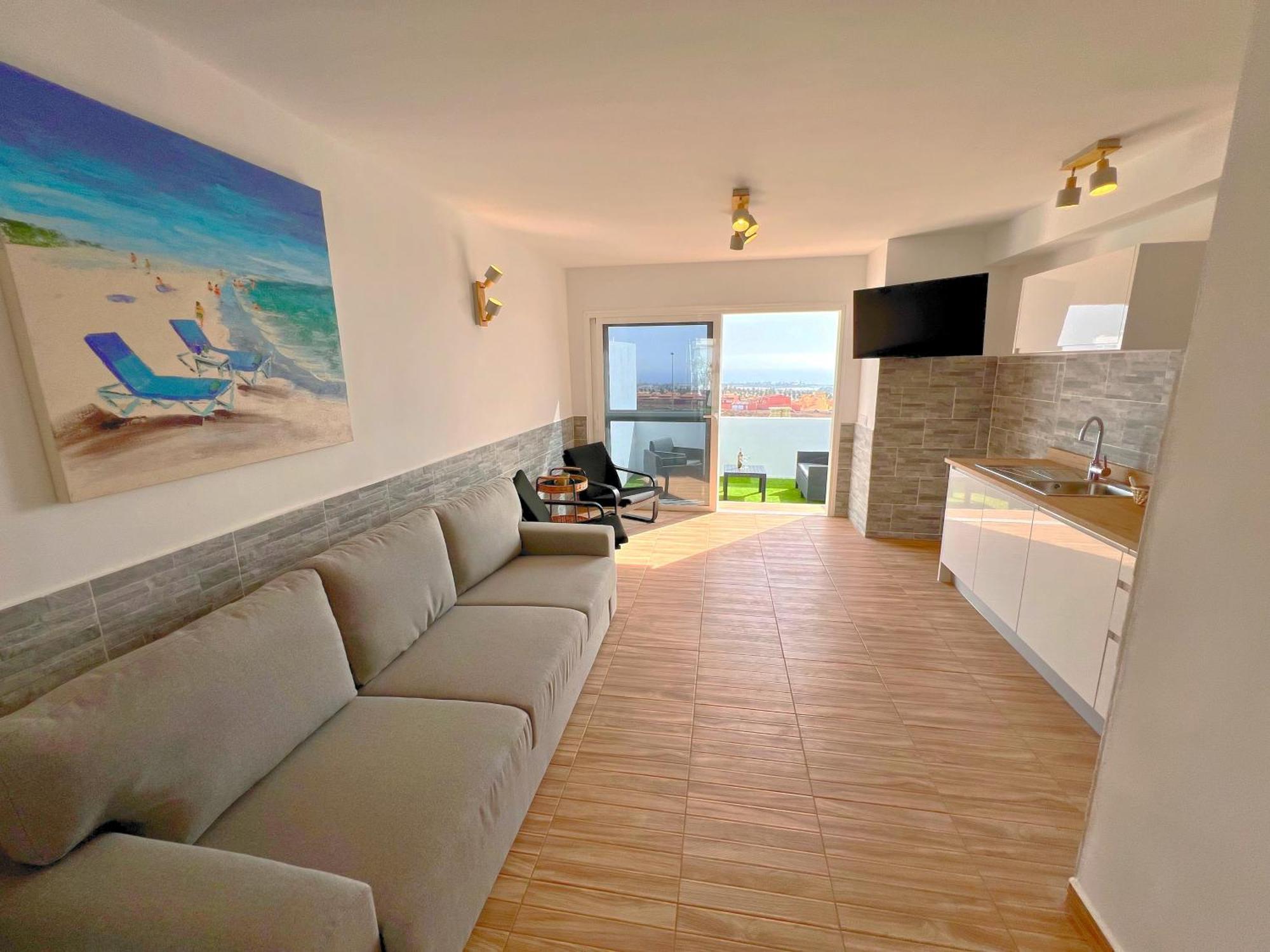 Mit Meerblick Und Gemeinschaftspool Apartment Caleta De Fuste